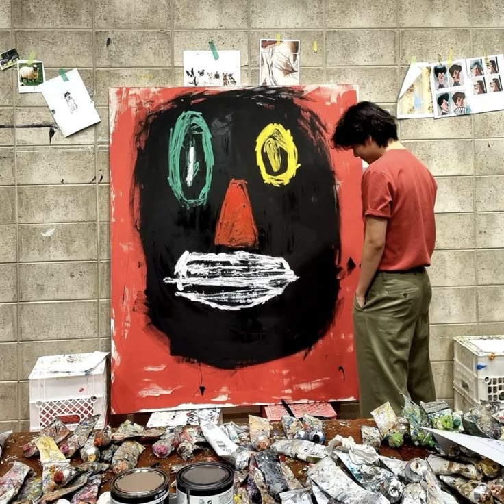 “Obra artística de Taehyung compartida con sus fans en redes sociales”