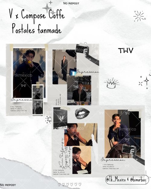 V X COMPOSE COFFE POSTALES FANMADE GRATIS