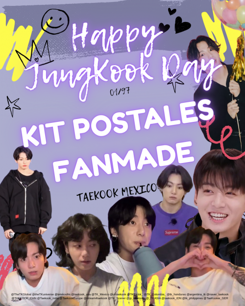 HAPPY JUNGKOOK DAY 2025 POSTALES FANMADE GRATIS