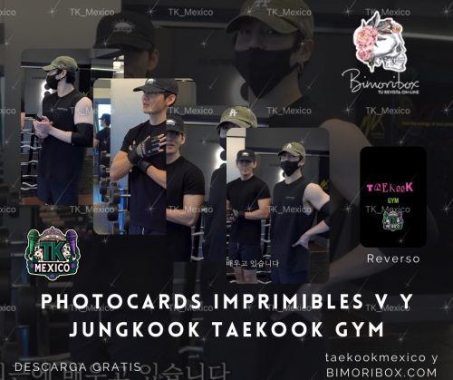 V Y JUNGKOOK TAEKOOK GYM | PHOTOACRDS FANMADE GRATIS