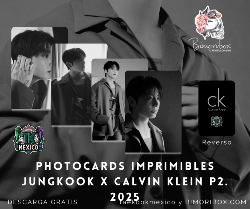 JUNGKOOK X CALVINK KLEIN P2. #JUNGKOOKxNYFW | PHOTOACRDS FANMADE GRATIS