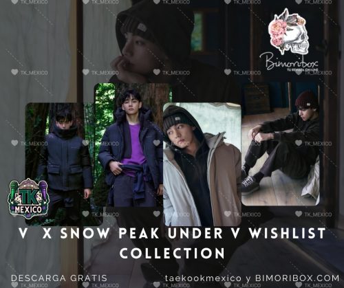 V X SNOW PEAK UNDER V WHISLIST COLLECTION PHOTOCARDS FANMADE