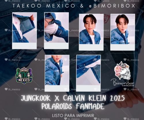 JUNGKOOK X CALVIN KLEIN 2025 POLAROIDS 2025