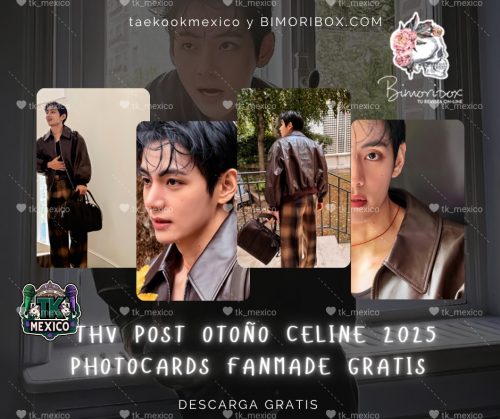 THV IG POST OTOÑO 2025 CELINE PHOTOACRDS FANMADE