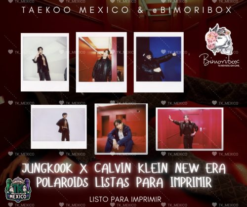 JUNGKOOK  X CALVIN KLEIN POLAROIDS FANAMDE