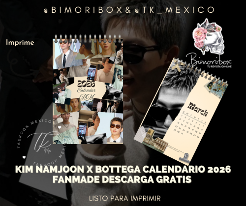 RM X BOTTEGA CALENDARIO 2026 DESCARGAR GRATIS