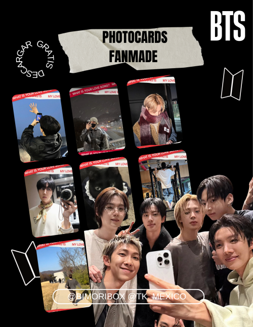 BTS LOVE SONG PHOTOCARDS FANMADE GRATIS