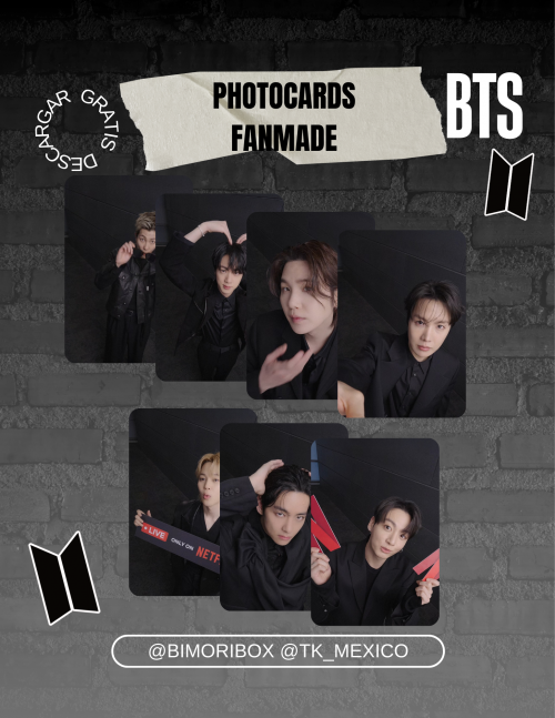 BTS X NETFLIX COMEBACK ARIRANG PHOTOCARDS FANMADE GRATIS