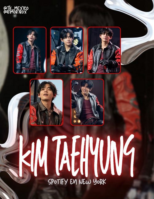 Photocards Fanmade de Kim Taehyung (V) – Spotify New York