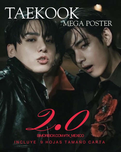 TAEKOOK 2.0 — MEGA PÓSTER ARMABLE FANMADE