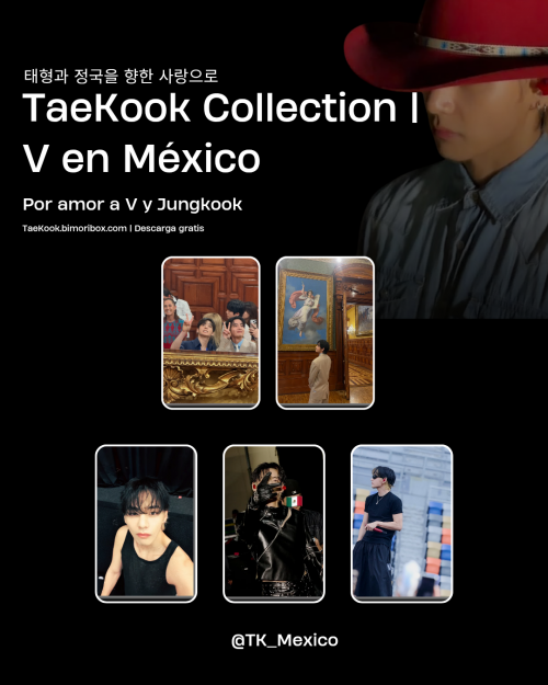 TAEKOOK COLLECTION — TAE EN MÉXICO | PHOTOCARDS FANMADE