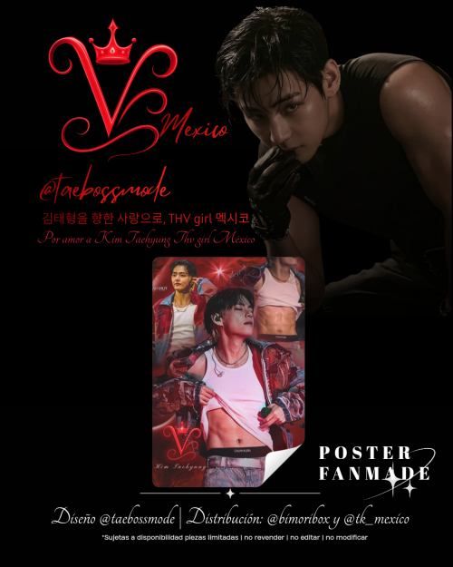 V COLLECTION TAEHYUNG ABS POSTER FANMADE | TAEBOSMODE