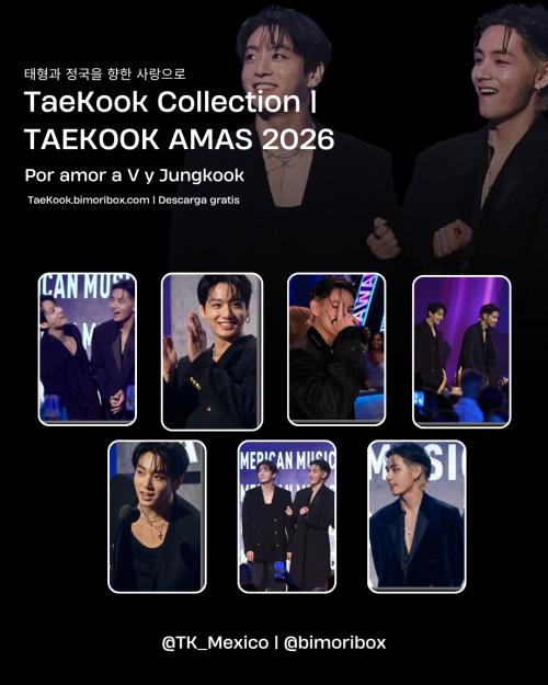 TAEKOOK COLLECTION EL RECUERDO DE LOS AMAs 2026 EN TUS MANOS!