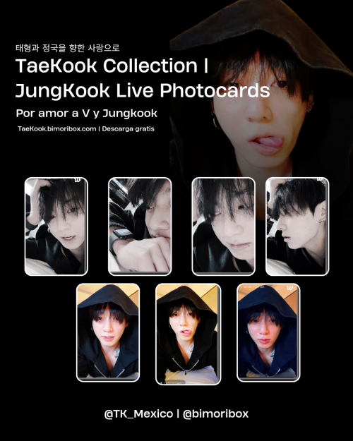 TAEKOOK COLLECTION — JUNGKOOK LIVE | PHOTOCARDS FANMADE ✨🐰
