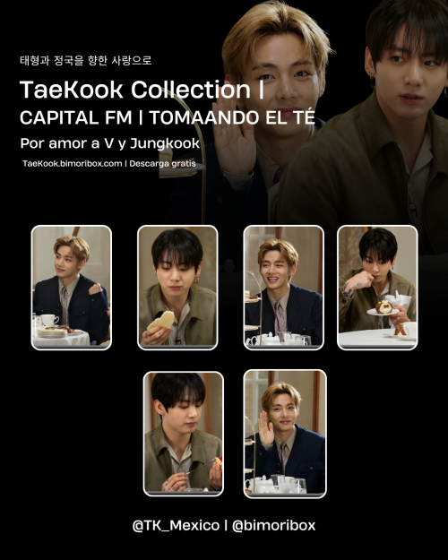 TAEKOOK COLLECTION | TAEHYUNG & JUNGKOOK AT CAPITAL FM TEA TIME — PHOTOCARDS FANMADE GRATIS