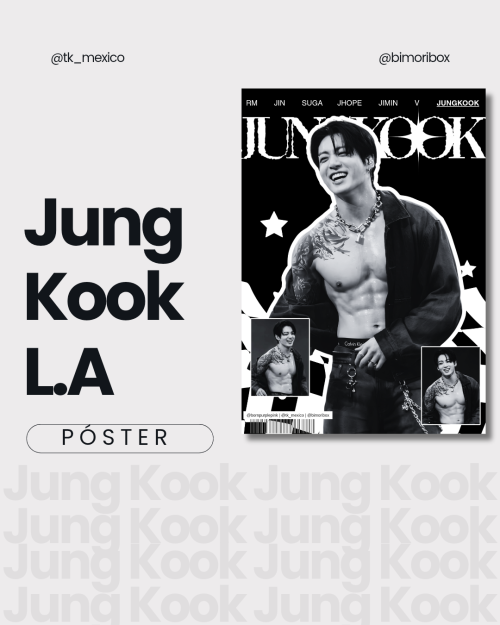 🔥🐰 JUNGKOOK IN L.A. | FANMADE POSTER 🐰🔥