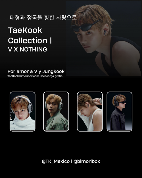 🖤🐻 TAEKOOK COLLECTION | V × NOTHING 🐻🖤
✨ FANMADE PHOTOCARDS ✨